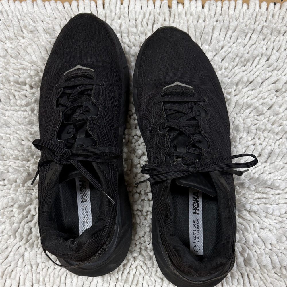 Hoka Men's All-Black Athletic Shoes